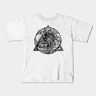 Triangular Doodle Kids T-Shirt